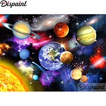 

Dispaint Full Square/Round Drill 5D DIY Diamond Painting "Planetary sky" Embroidery Cross Stitch 3D Home Decor A10852