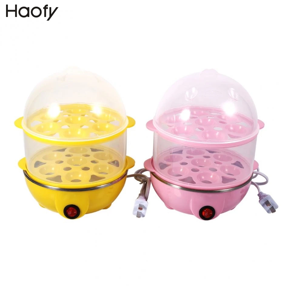 350W 220V Multi functional Double Layer Eggs Boiler Cooker Steamer For
