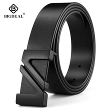 BIGDEAL fashion cow genuine leather new men fashion vintage style male belts for men pin buckle 100-130cm waist size 30-42 BIGDEAL fashion cow genuine leather new men fashion vintage style male belts for men pin buckle 100-130cm waist size 30-42