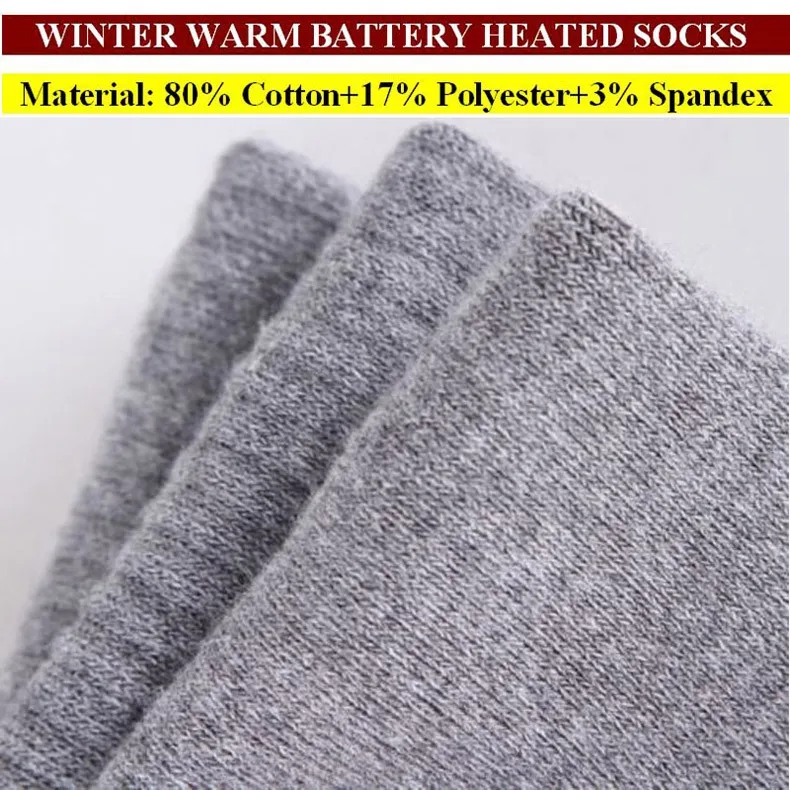 5V USB Heated Socks Heat Massage Winter Thermal Sock New Year Gift Knee High Stockings Electric Heating Foot Warmer Socks Cotton (5)