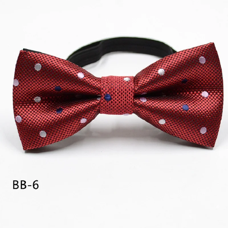 Children Bow Tie Baby Boy Kid Clothing Accessories Solid Color Gentleman Shirt Neck Tie Bowknot Dot Party Fashion Bowtie Ties