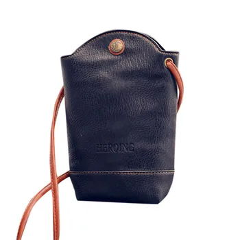 

Women Fashion PU Shoulder Bag Girl Casual Polyester Solid Messenger Slim Crossbody Shoulder Handbag Small Body Bags Femme #300