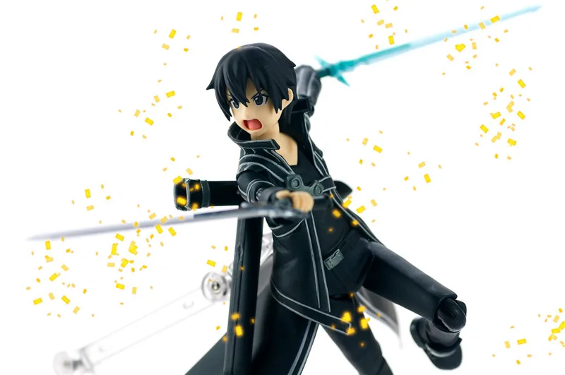 Аниме Figma 264 Sword Art Online II kiito ALO ver. Aloverer Kirigaya Kazuto ПВХ фигурка Коллекционная модель игрушки 14 см