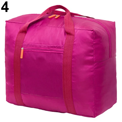 Полезная дорожная сумка для багажа, водонепроницаемая нейлоновая одежда, дорожная сумка - Цвет: Purple