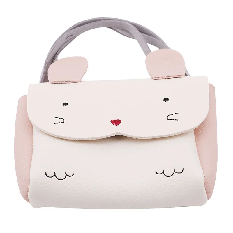 Кошелек сумка-кошелек из искусственной кожи для девочек, детская сумка с кроликом на одно плечо, маленький кошелек для монет, кошелек для мелочи, Детская сумка, кошелек для младенцев