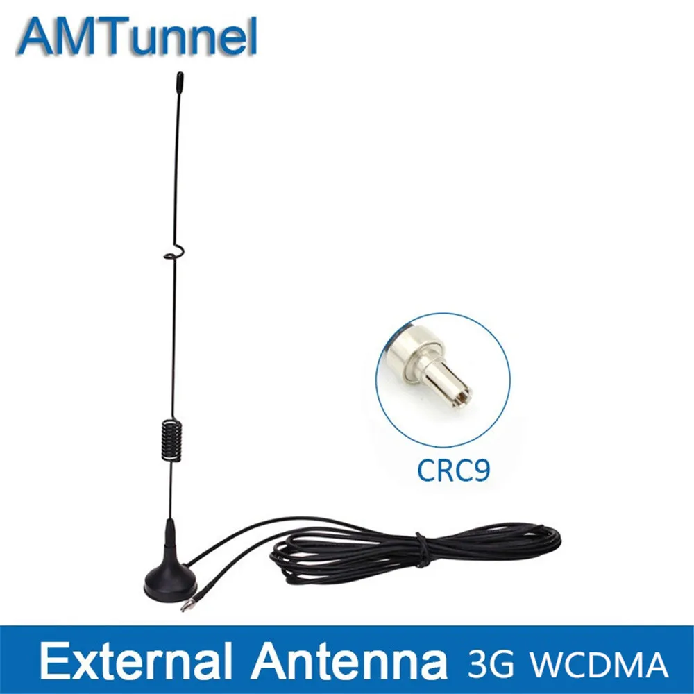 3g антенна 7dBi модем внешняя антенна 1920-2170 МГц SMA CRC9 TS9 Разъем с 3 м кабелем для huawei zte маршрутизатор USB ключ - Цвет: CRC9 male connector