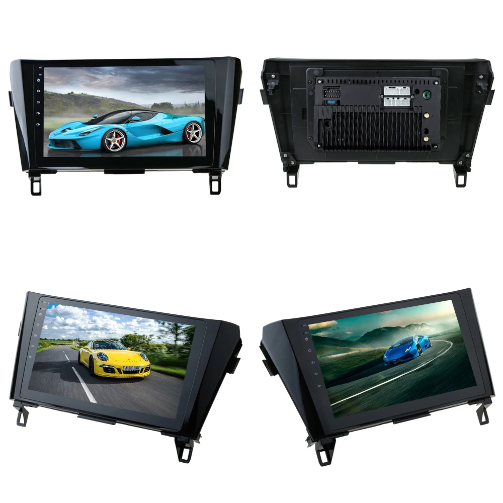 Sale Sinosmart  Android 8.1 2Din IPS/QLED 2.5D screen car gps radio navigation player for Nissan X-Trail QashQai 2008-2018 4