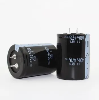 

5PCS 470UF 400V 35*50mm Aluminum electrolytic capacitor 400V470UF