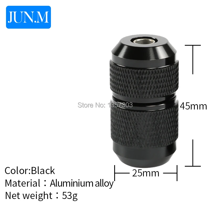 Free Shipping 1pcs Aluminum Self-lock 25mmBlack Color Tattoo Grip Tube for Machine Needles Supplies | Красота и здоровье