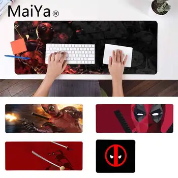 

MaiYa Your Own Mats Deadpool Marvel Art Anti-Slip Durable Silicone Computermats Unique Desktop Pad Game Mousepad