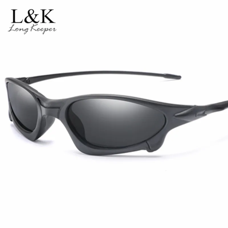 LongKeeper Для мужчин s поляризованные солнцезащитные очки небольшой ретро солнцезащитные очки уникальный кадр Открытый Спортивные очки