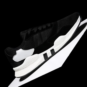 

Hemmyi Men's Shoes Sneakers Breathable Fashion Casual Trainers Air Cushion Lace-up Calzado Hombre Support Dropshipping Mesh