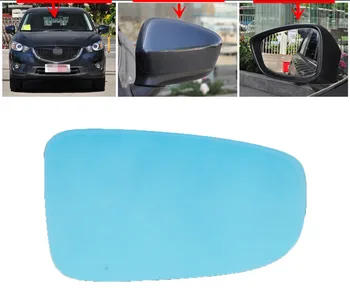 

Brand New Power Heated Blue Wide Angle Sight Side Rear View Mirror Glasses For Mazda CX-5 CX-4