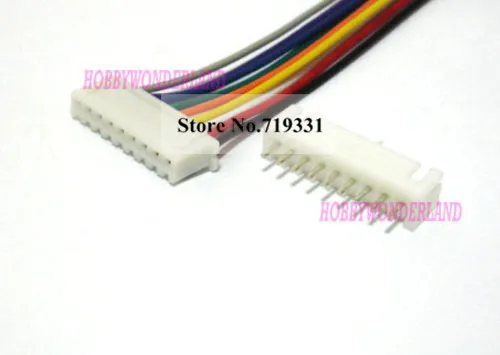 

JST 2.5 XH 9-Pin Female Connector with Wire and Male Connector x 10 sets