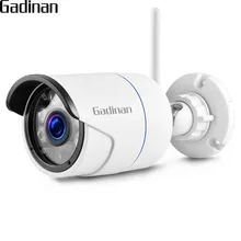 GADINAN iCSee WiFi 720P 960P 1080P Outdoor Metal Bullet IP Camera Security Video Waterproof Night Vision with 64G SD Card Slot
