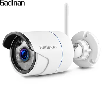 

GADINAN iCSee WiFi 720P 960P 1080P Outdoor Metal Bullet IP Camera Security Video Waterproof Night Vision with 64G SD Card Slot
