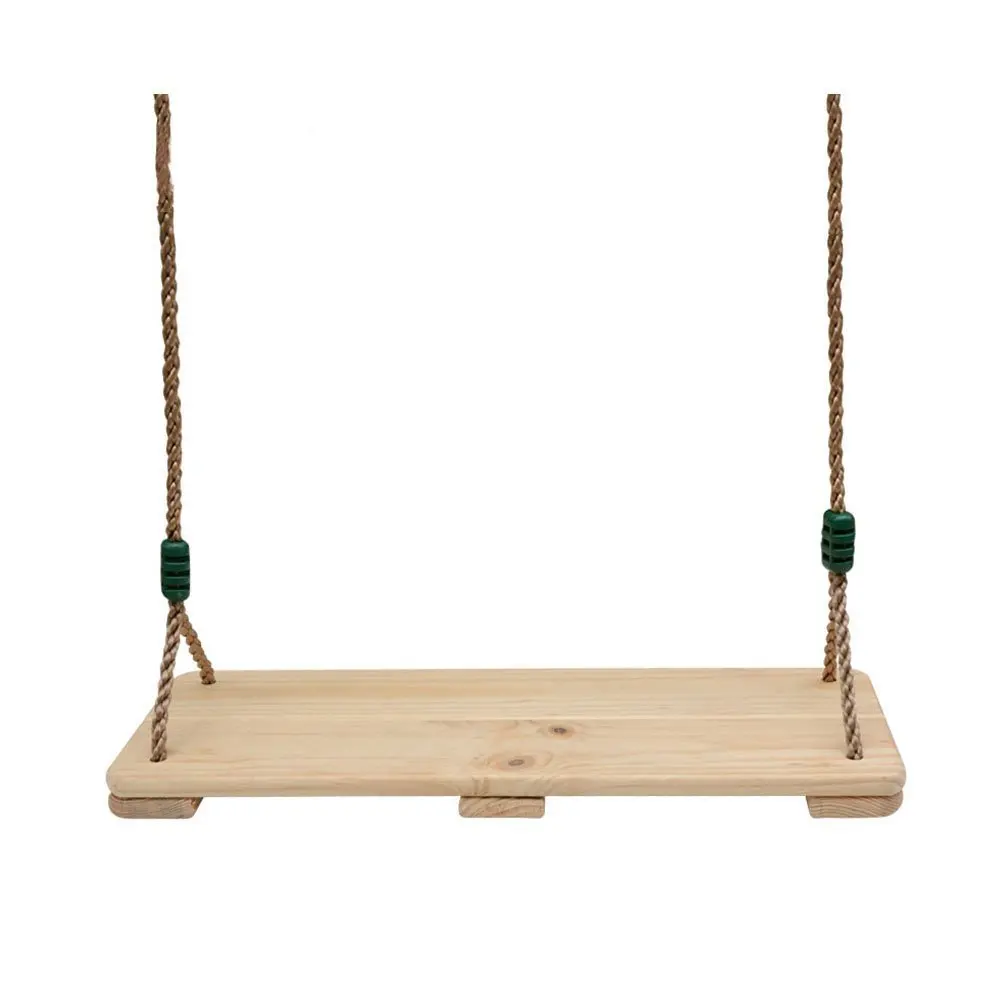 Outdoor Playground Baby Kids Birch Wooden Garden Patio Swings and