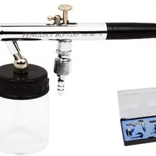 Аэрограф Двойного действия триггера воздух-краска Управление Аэрограф Для Книги по искусству Paiting сифон feed 0.35 Профессиональный Аэрограф