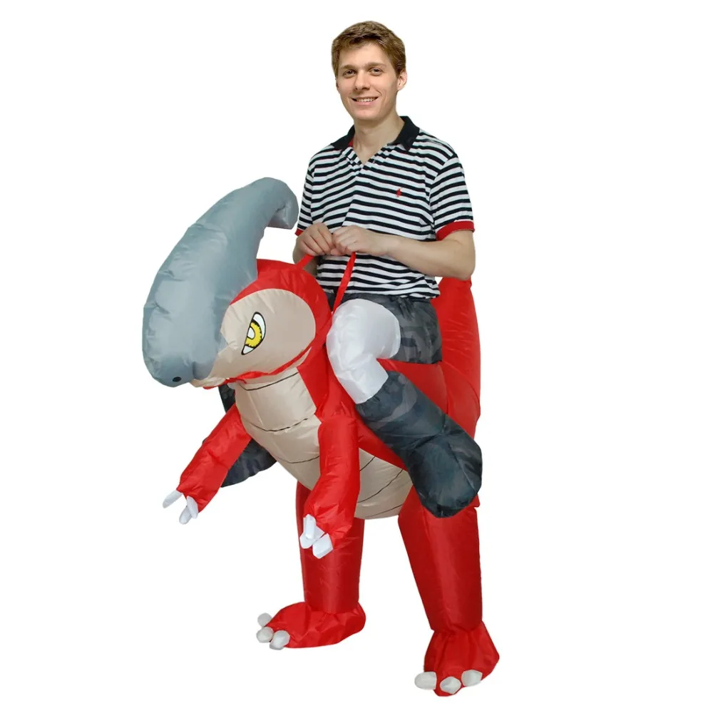 

Inflatable Flamingo Costumes for Adult Ride-on Cosplay Suits Animal Fancy Dress Halloween Carnival Party Dinosaur Toys Clothes