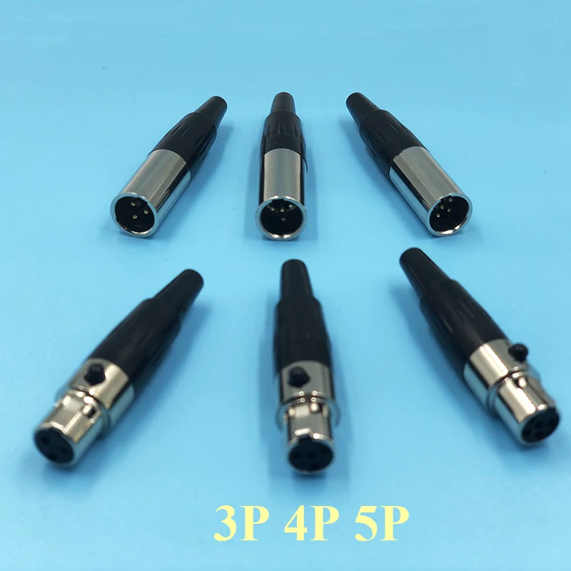 10 шт.-100 шт. Mini Xlr 3/4/5/6/Pin аудио кабель Разъем штекер Женский | Обустройство дома