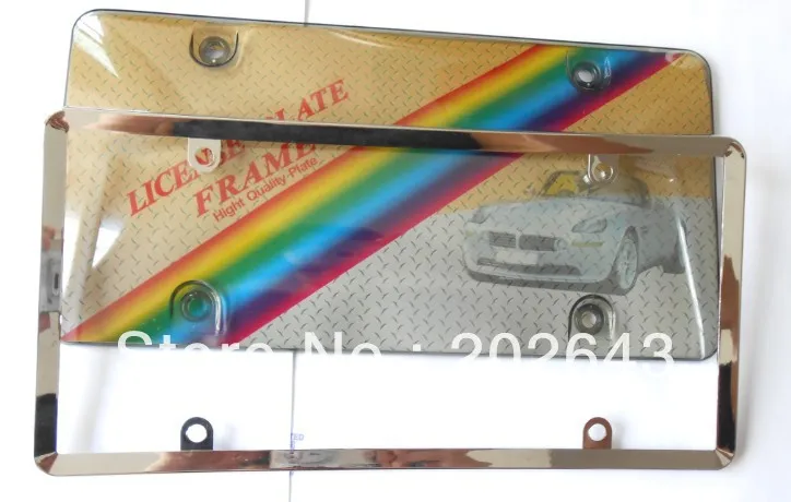 

GV-ABS09 car license plate frames with ABS chrome universal for america Market,312*155mm size wholesale ONLY 1000PCS MOQ