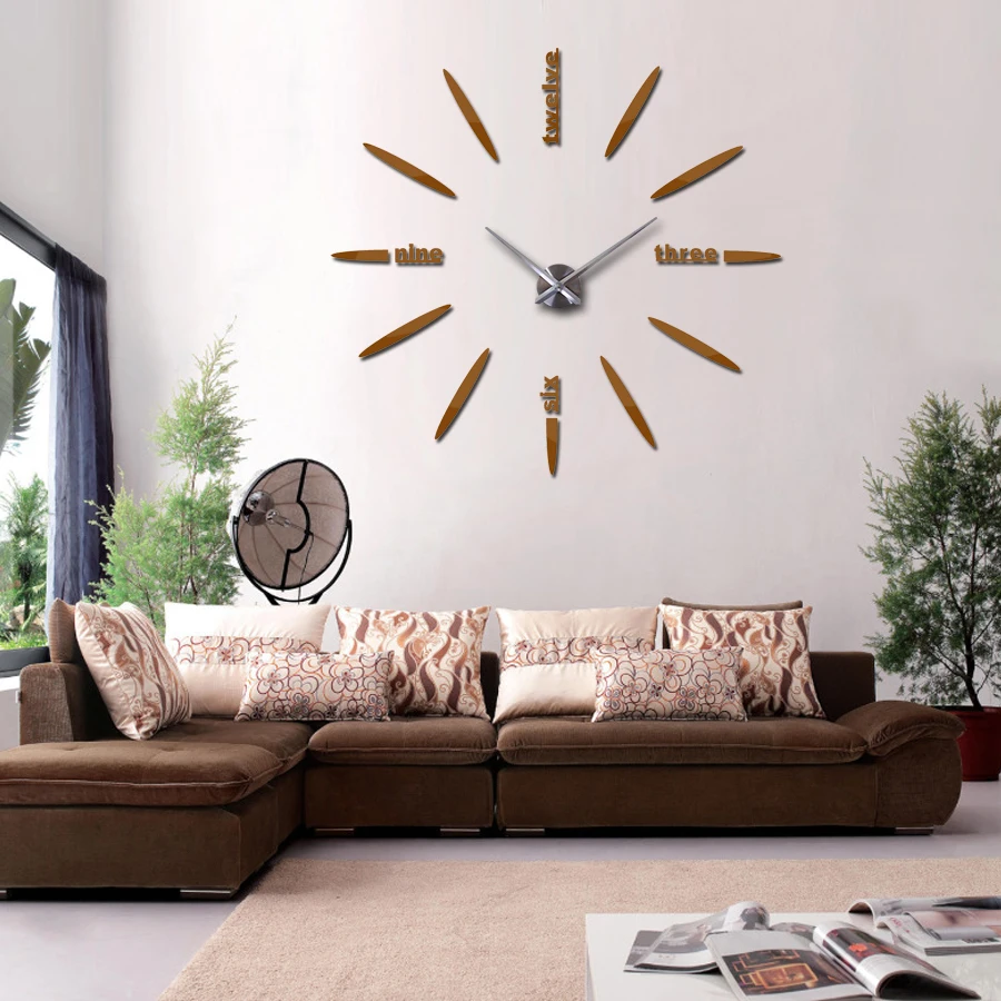 Горячая Распродажа настенные часы акриловые зеркальные diy часы настенные часы для спальни кварцевые часы 3d современный дизайн наклейки на стену