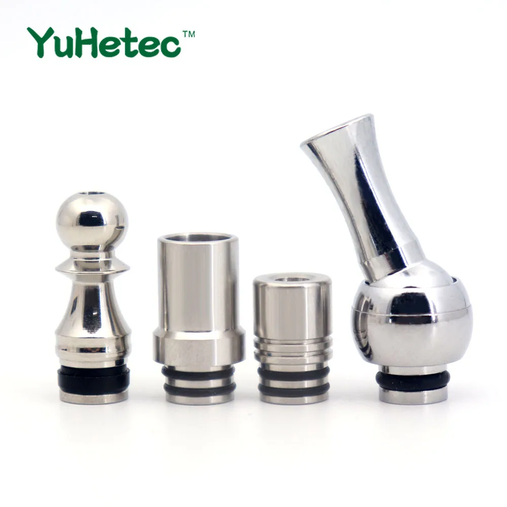 YUHETEC 4 шт. 510 капельный наконечник из нержавеющей стали для VapeFly Holic MTL RDA/Galaxy ies MTL/Kayfun Lite 2019 MTL испаритель с емкостью для жидкости, испаритель