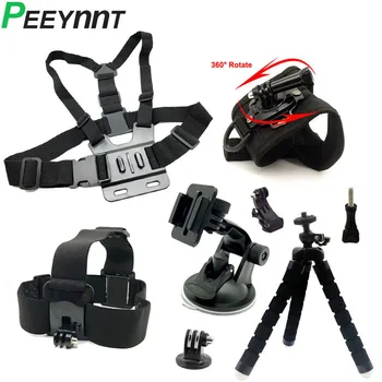 

Peeynnt for Gopro 7 Accessories Set for Go pro Hero 6 5 4 Session Kit Strap Tripod Mounts for Xiaomi Yi 4K SJCAM SJ4000 EKEK H9