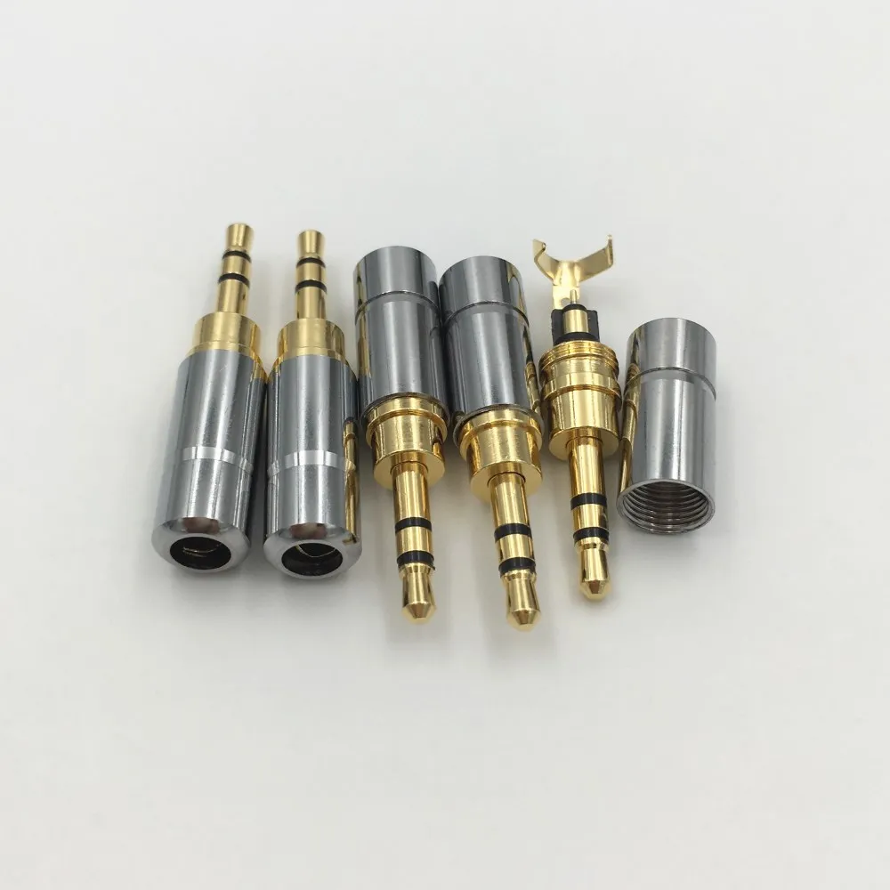 1 шт. Новый мини 2 5 мм 3 полюсный стерео штекер RCA Jack DIY гарнитура двойной трек