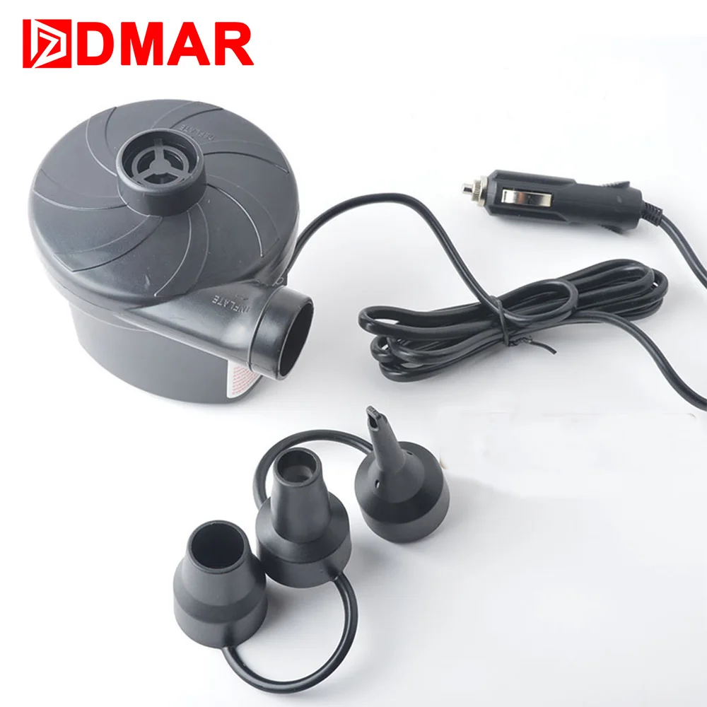 

DMAR Car Pump for Inflatable Flamingo Donut Unicorn Pool Float Mattress Swimming Ring Swimming Circle Boat Swan Toys