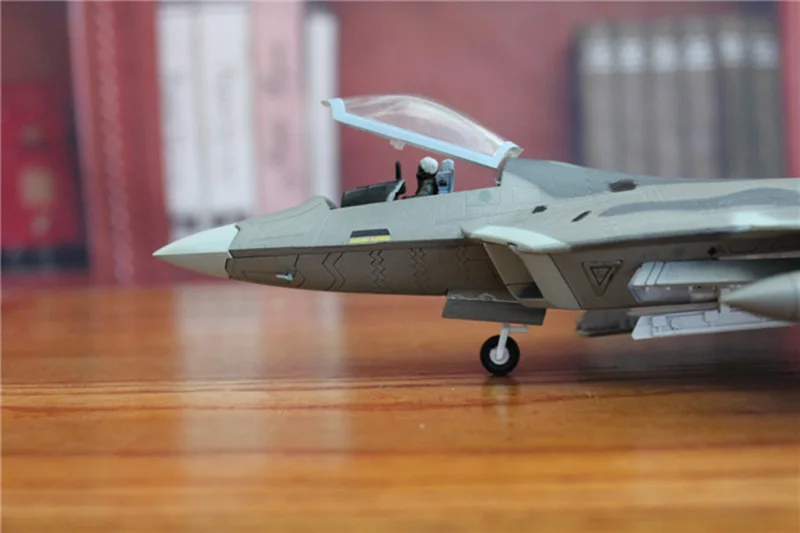 Коллекционный 1/72 масштаб военный сплав авиасимулятор F-22 Raptor самолет-истребитель со статической моделью для фанатов детский подарок