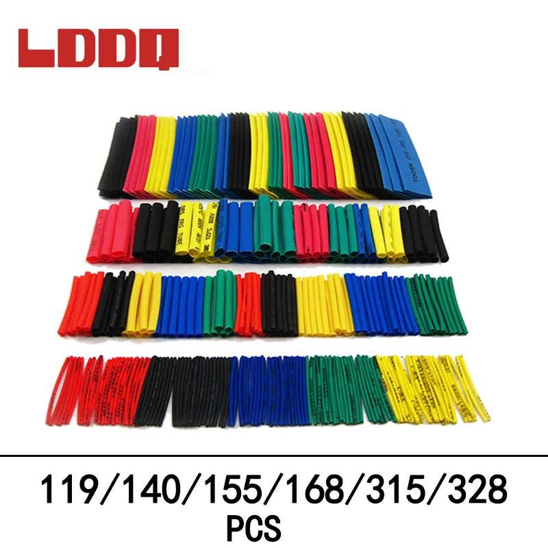 Термоусадочная трубка LDDQ 119/140/155/168/315 шт. коэффициент усадки 2:1 втулки кабеля