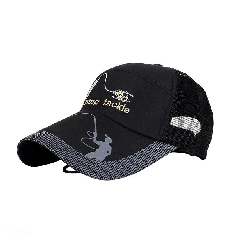 Унисекс Спорт на открытом воздухе Рыбалка Кепки Snapback гольф Hat солнцезащитный козырек Регулируемая мода