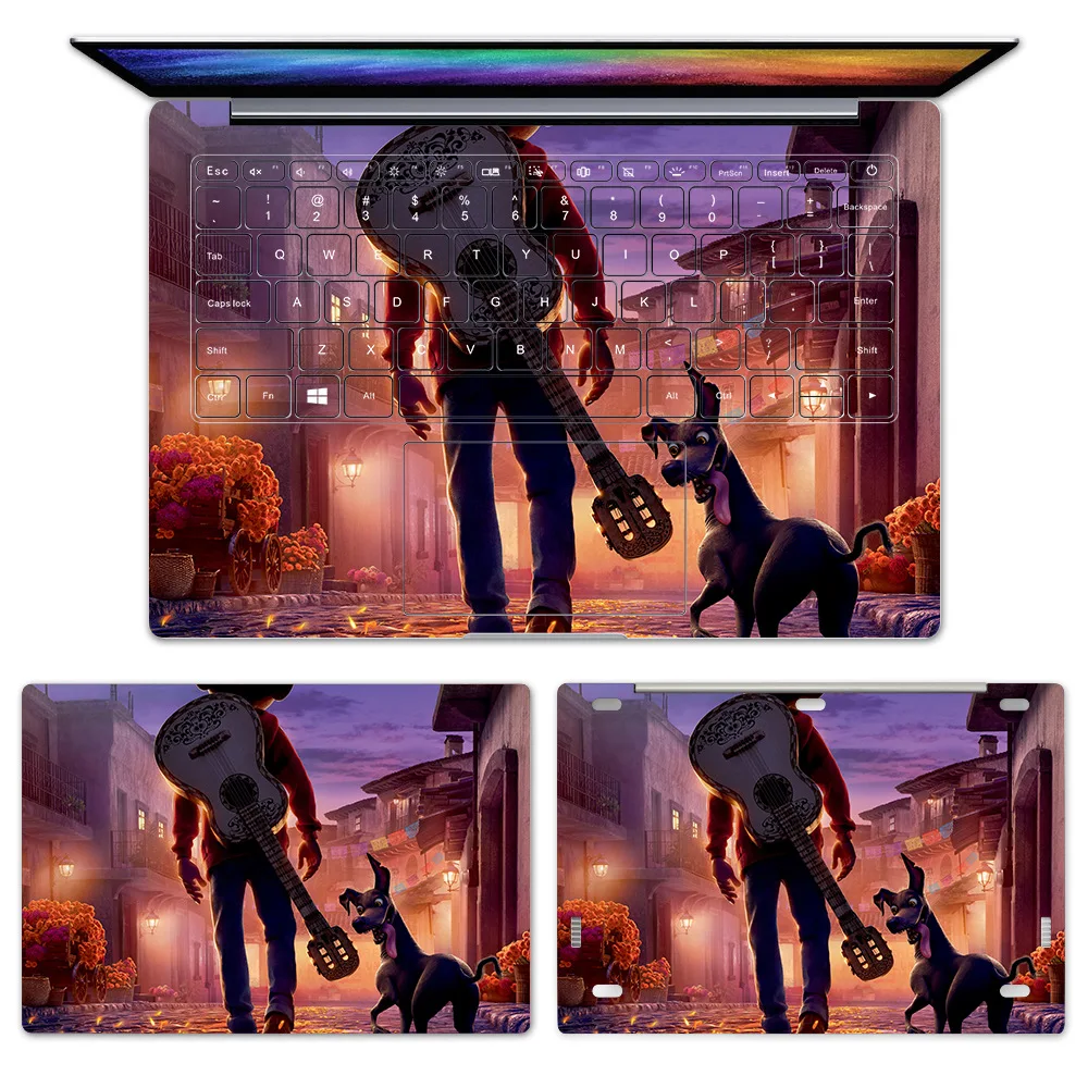 

For Xiaomi Notebook Air 12.5 13.3 Pro 15.6 Skull-printed Stickers Protective PVC Laptop Notebook Skin for Xiaomi Mi Air 12" 13