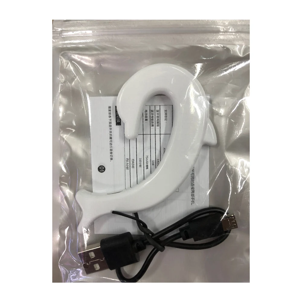 

Dolphin Shape Wireless Bone Conduction Headset Bluetooth 4.2 Headset Earphone Stereo Headphone Driving Music for ios