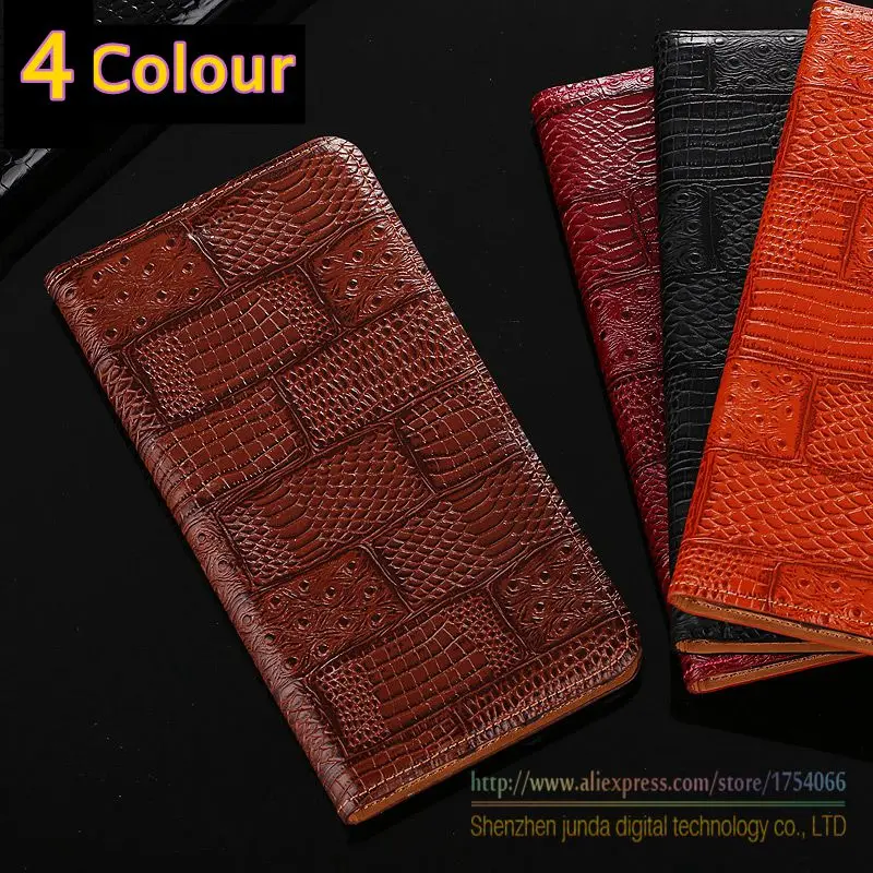For Xiaomi Redmi 4X Case Luxury Texture Genuine Top Leather Cover Flip Card Phone Bag Cover
