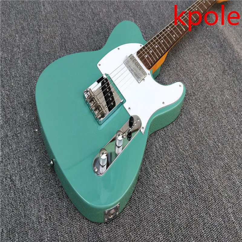 Free delivery! Kpole TELE solid body Guitars Sky Blue color OEM retro style electric guitar spot | Спорт и развлечения