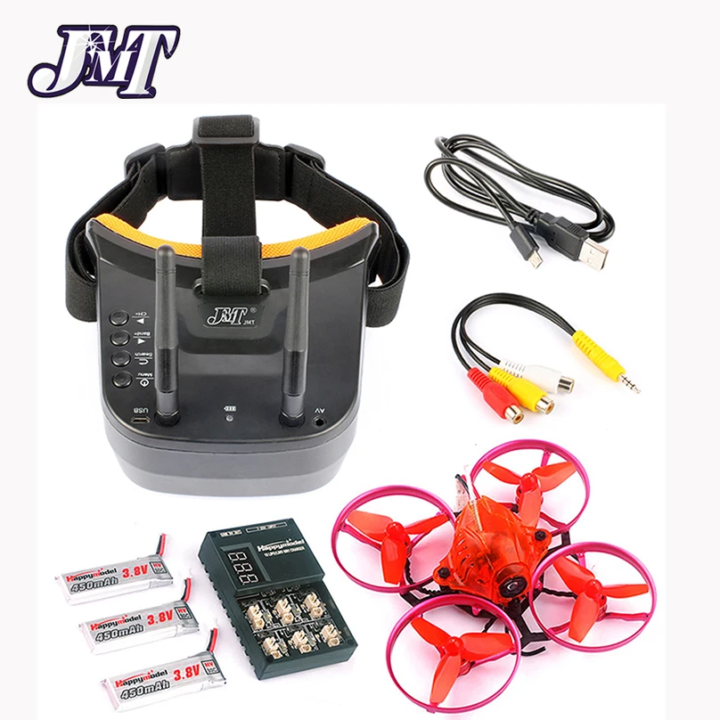 

JMT Snapper7 Brushless Micro 5.8G FPV Racer Drone 2.4G 6CH RC Quadcopter RTF 700TVL Camera VTX & Double Antenna Mini Goggles
