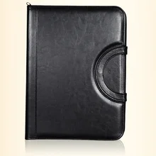 A4 искусственная кожа сумки для портфель для документов органайзеры застежка-молния файл папка A4 документ мешок с застежкой-молнией сумки из натуральной кожи с ручками 1093A