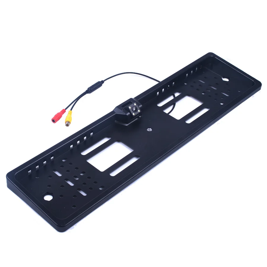 EU Car License Plate Frame Rear View Camera HD Night Vision Rear View