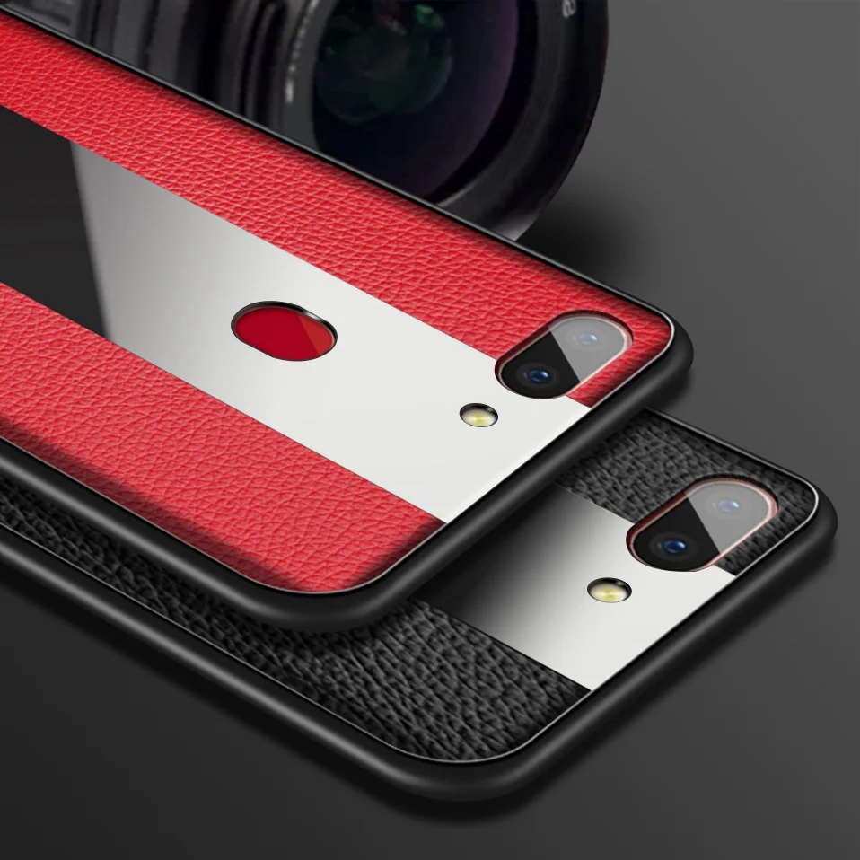 Luxuey Leather Case For OPPO R17 Pro K1 Cover Silicone Phone Case For Huawei R9 R9S R11 R11S Plus R15 R15X A5 A57 A59 A79 Cases  (10)
