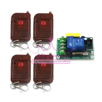

Remote wireless remote control switch terminal with 100m 1 button remote controllers switching power supply 220V 30A