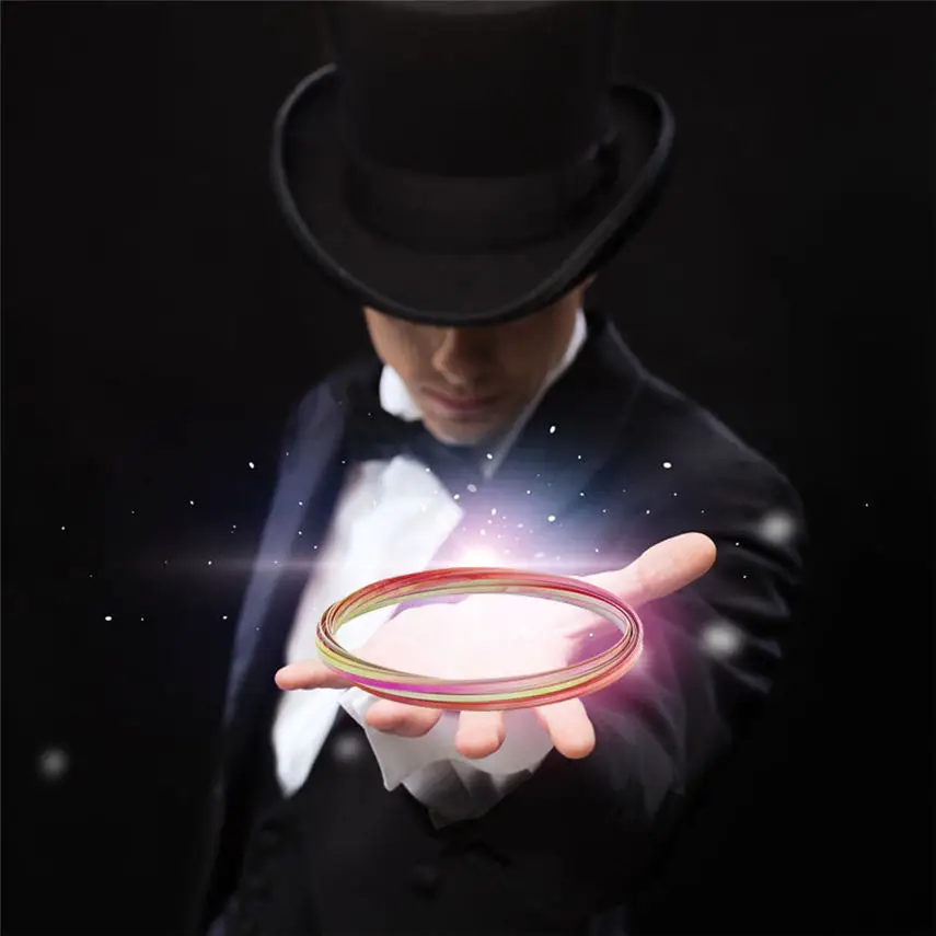 2018 модные волшебная игрушка Flow Rings энергии кинетическая Весна Игрушка сенсорная