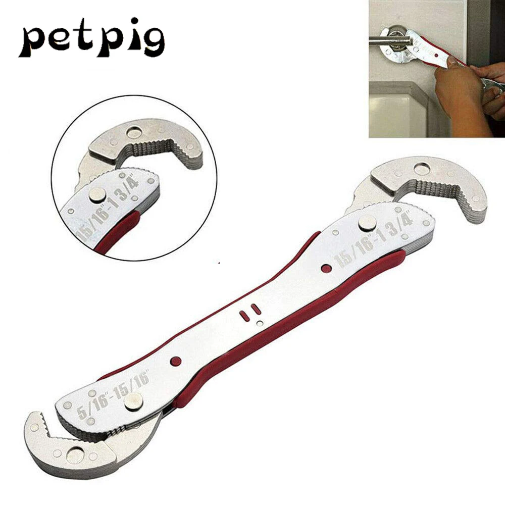 

Magic Wrench 9-45mm Adjustable Multi-function Spanner Tools Universal Wrench Pipe Home Hand Tool Plumbers Repair Tools