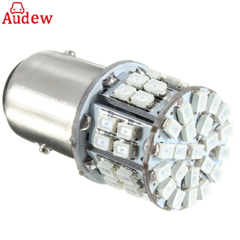 1157 BAY15D 50 SMD Red Light Car Tail Stop Brake Lamp LED Bulb 3W 12V