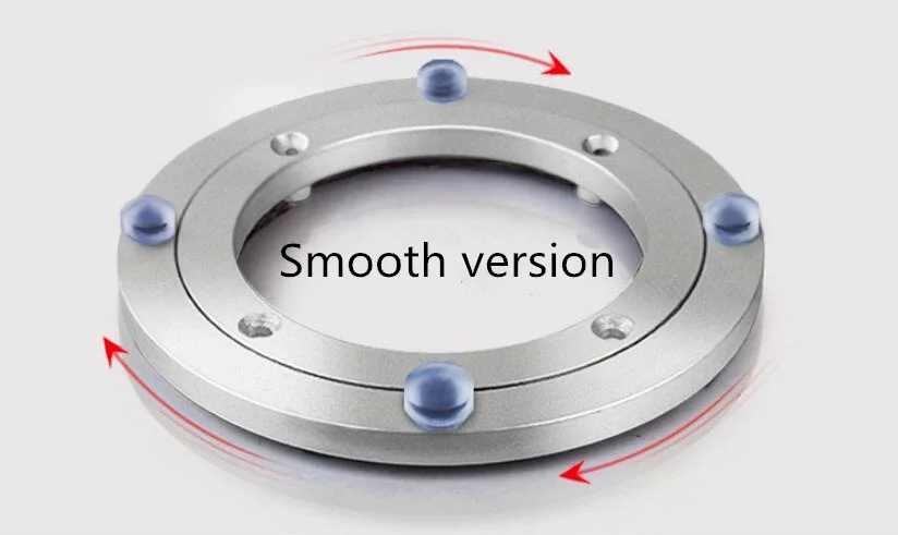 Высококачественный алюминиевый сплав Lazy Susan глушитель вращающийся подшипник поворотный стол поворотная пластина для стеклянного мраморного круглого стола