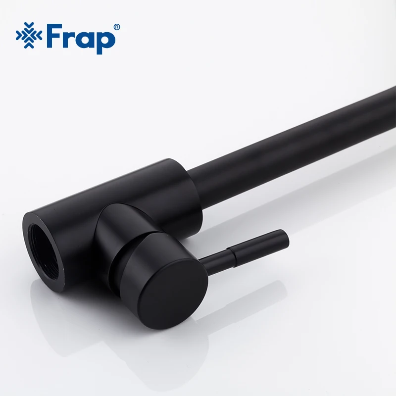 Frap High Quality Stainless Steel Black Spray Paint Kitchen Sink Faucet Single Handle Cold and Hot Water Mixer Faucets Y40001/3 Frap High Quality Stainless Steel Black Spray Paint Kitchen Sink Faucet Single Handle Cold and Hot Water Mixer Faucets Y40001/3