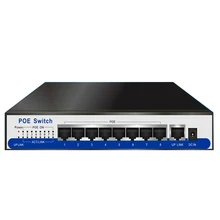 Рабочего 8 разъём(ов) poe коммутатор 1 rj45 восходящего IEEE802.3af 48 В poe для dahua hik wapa poe ip камера точка доступа wi-fi бесплатная доставка