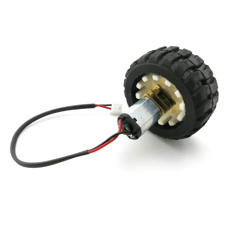 

JMT N20 Micro Gear Motor & Rubber Wheels for DIY Smarts Car Model 3V 6V N20 Metal DC Change Speed Gearbox Motor Wheel Kit Parts