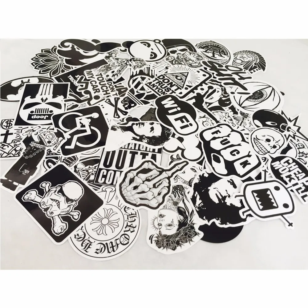 Aliexpresscom Buy Fashion Cool 60pcs Skateboard Stickers For